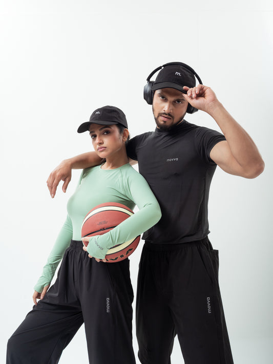 UNISEX CLOUDFIT PANTS-BLACK