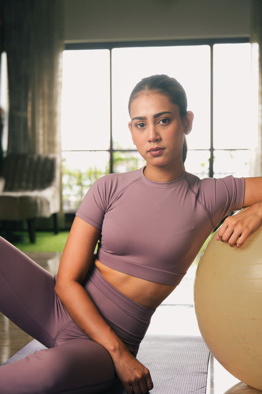 Sculpt Crop Tee